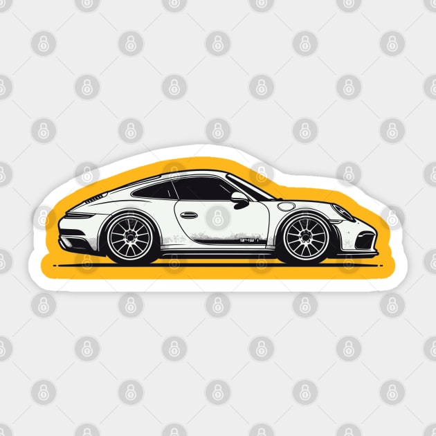 Porsche 911 Sticker by Vehicles-Art